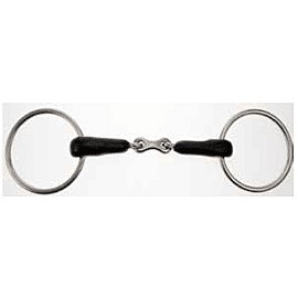 Abbey Rubber Jointed French Snaffle 